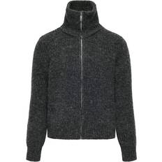 158/164 Koftor Barnkläder Kids Only Fridi Life Zip Cardigan Knit Genser - Dark Grey Melange