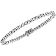Macy's Diamond Illusion Tennis Bracelet 1/2 ct. t.w. in Sterling Silver Also available in Yellow or Rose Gold Over Silver Sterling Silver Sterling Silver