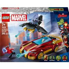 Black panther lego LEGO Iron Man Car & Black Panther Vs Red Hulk 76310