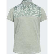 Adidas Polo Shirts adidas Ottoman Printed Polo Shirt Kids - Wonder Silver/Green