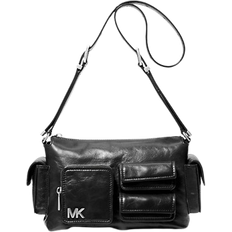 Michael Kors Dakota Medium Leather Shoulder Bag - Black