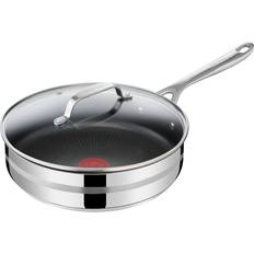 Tefal E31033 Jamie Oliver Smart Schmorpfanne Edelstahl mit Klappe 25 cm