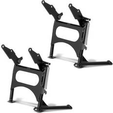 Motorcycle Kickstand Pads ConStands 2x Hauptständer für Honda Varadero XL 1000 V 01-11 - Schwarz