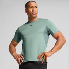 Puma Elastan/Lycra/Spandex T-shirts Puma Men's Cloudspun Soft Breathable T-Shirt - Green Moon Heather