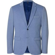 Herre - Jersey Blazere Selected Homme Jakke SLHSLIMAITOR - Lyseblå