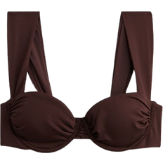 H&M Balconette Bikini Top - Dark Brown