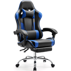 Aukfa Video Game Chair with Footrest Racing Style