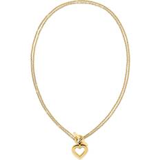 Tommy Hilfiger Women Necklaces Tommy Hilfiger Toggle Heart Necklace - Gold