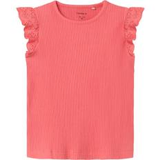 Name It Ensfarvet Bluser & Tunikaer Name It Blonde Top Halina Spiced - Koral