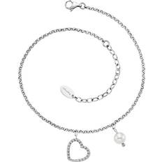 Engelsrufer Fotlänkar Engelsrufer Fußkette ERFS-HEART-PE - Silber