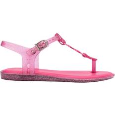Mini Melissa Girls Solar Stud Jelly Sandals - Pink Heart
