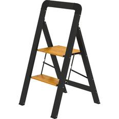Homcom Hopfällbar 2-stegs Aluminium Trappstege 150 kg