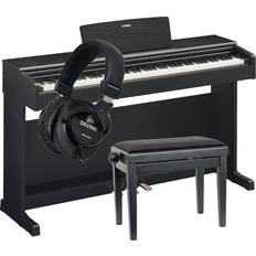 Yamaha Arius YDP-145B Upright Digital Piano + Bench + Headphones
