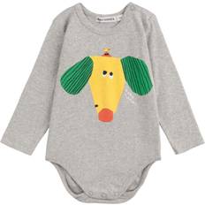 Bobo Choses Bodys Bobo Choses Happy Dog Baby Body - Heather Grey