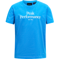 Peak Performance T-shirts Barnkläder Peak Performance Original Tee JR - Brilliant Blue