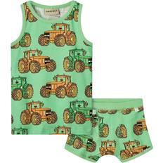 Småfolk Tractors Undertøysett Minty Green Tea - Grønn