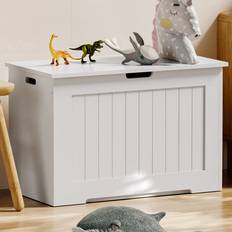 H&O Direct White Kids Toy Organiser 48 x 75 x 40 cm