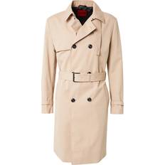 Herre - Trenchcoats Frakker HUGO Herren Trenchcoat Maluks - Beige