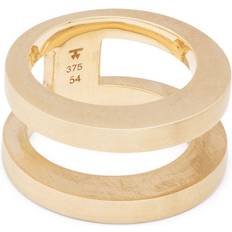 Tom Wood Double Vault Ring - 9kt Gold