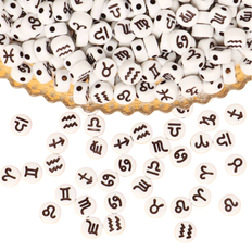 Shein 100pcs Constellation Symbol Detail DIY Bead