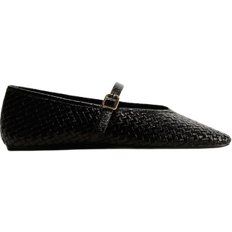 H&M Geflochtene Ballerinas - Schwarz
