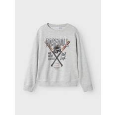 Bruna Sweatshirts Name It Sweatshirt - Ljustgråmelerad