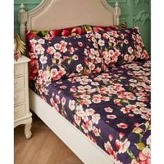 Joe Browns Bold Blossom Matching Bedding Single Navy Bed Linen
