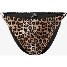 Vero Moda Leopard Kläder Vero Moda Bikinitrosor VmNedith Swim Tanga - Svart