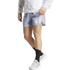 Men - Purple Trousers & Shorts adidas Own The Run 3-Stripes Shorts - Dash Grey/Violet Tone