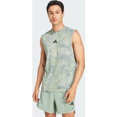Herre - Hør Toppe adidas Power Graphic Tanktop - Wonder Silver/Black