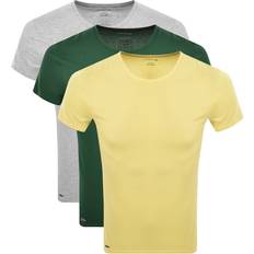 Lacoste Gula T-shirts Lacoste T-shirts 3-pack Flera - Gröngula/Gula
