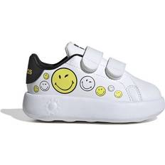 Adidas Gula Sneakers adidas Smiley Advantage Skor Barn Sneakers - Cloud White/Bright Yellow/Core Black