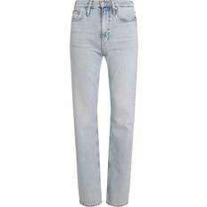 Calvin Klein Blåa Byxor & Shorts Calvin Klein High Rise Straight Jeans - Denim