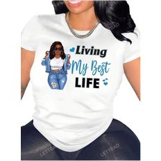 Shein Plus Womens Short TShirt