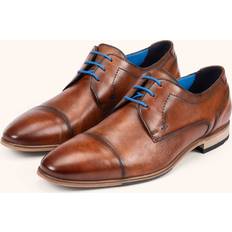Læder Derby LLOYD Business Sko COCOS - Brown