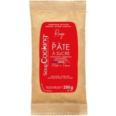 ScrapCooking Sockerpasta 250 g Röd Ätbart