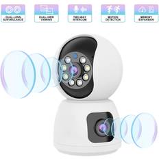 Goolrc 1080P Smart WiFi Kamera Trådløst Skjermkamera Dual Lens 2,4G/5G