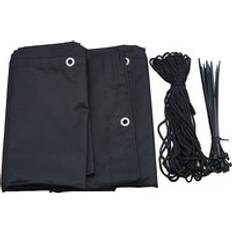 Black Screenings Eurotrade Black Garden Privacy Screen 9 Sizes