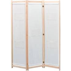 vidaXL 3-Pin Creme 120 x 170 x 4 cm Raumteiler 120x170cm 3Stk.