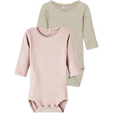 Pink Bodyer Name It Sparkedragt Body NBFKAB - Beige/Meleret/Lyserød