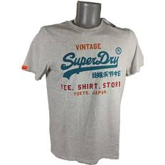 Superdry Tops Superdry Vintage Relaxed T-Shirt - Quantico Grey Jaspe Marl