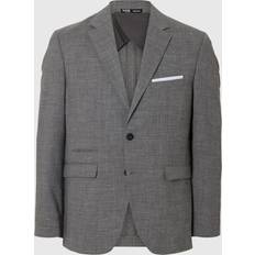Grey - Men Blazers Selected Slim Fit Single-breasted Blazer