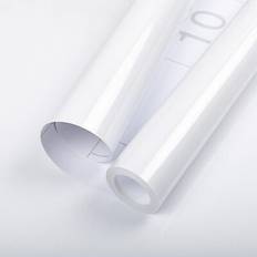 Hode White High Gloss Vinyl Wallpaper 60cm x 10m Adhesive Film