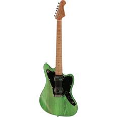 Fazley Outlaw Series Maverick Plus HH Green Electric Guitar with Gig Bag