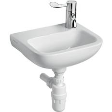 Armitage Shanks Contour 21 Cloakroom Basin 37cm 1 Tap Hole Right Hand in White Ceramic