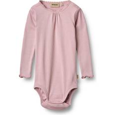 Lila Bodys Wheat Lavender Mist Rib Body L/S Lotta - Lavender Mist