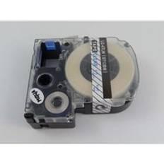Blue Labeling Tapes VHBW Label Tape Compatible With KingJim SR150 SR180 SR230C SR300TF SR330 SR3700P SR3900C Label Printer 12mm Blue on Transparent