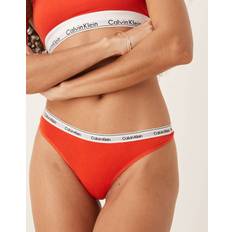 Calvin Klein Modern Logo Thong - Red