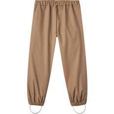 Bruna Regnbyxor Wheat Kid's Rainwear Olo Trousers - Brun