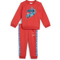 98 - Drenge Øvrige sæt Puma Minicats Crew Shirt Set Toddler - Red Fire